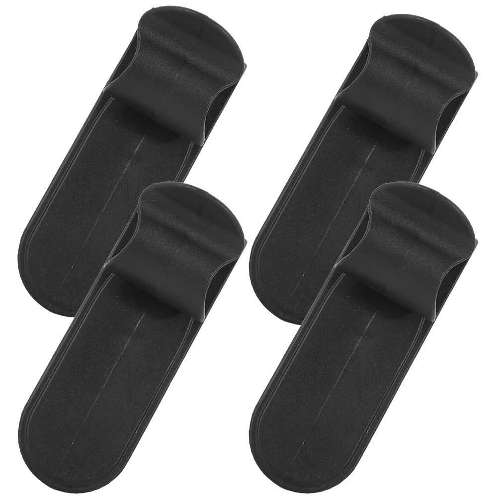 4Pcs Black Plastic Car Umbrella Holder for Trunk Door Organizer and Storage