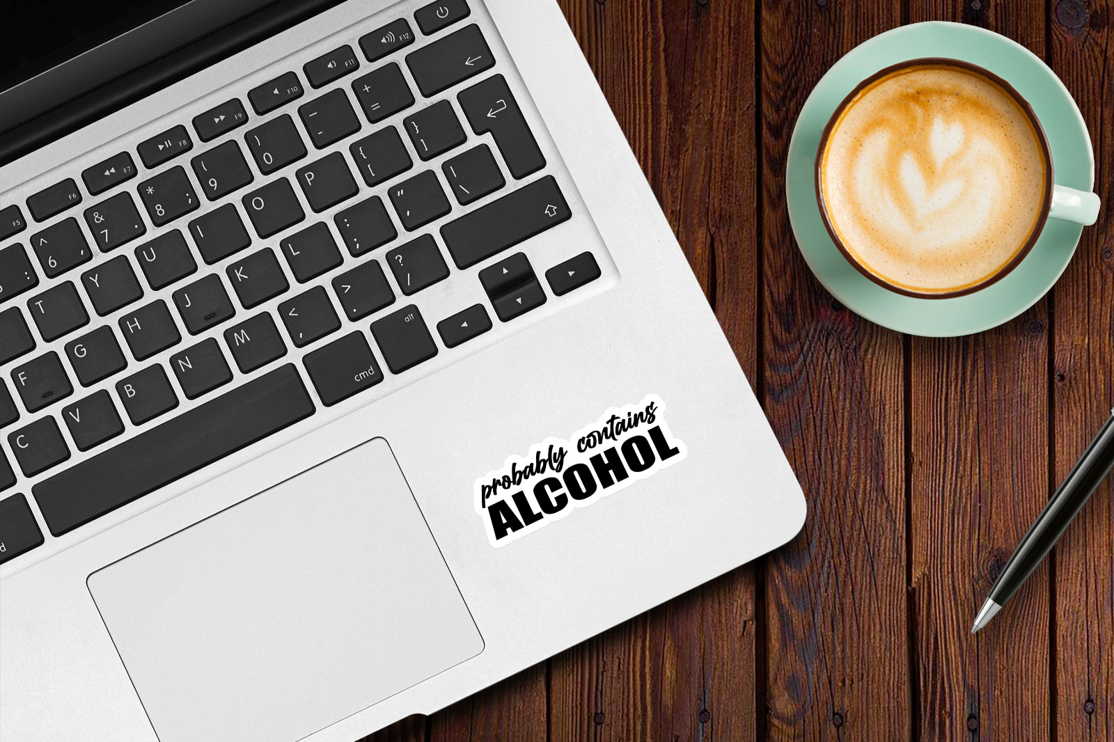Probably Contains Alcohol Vinyl Sticker – Funny Party Decal