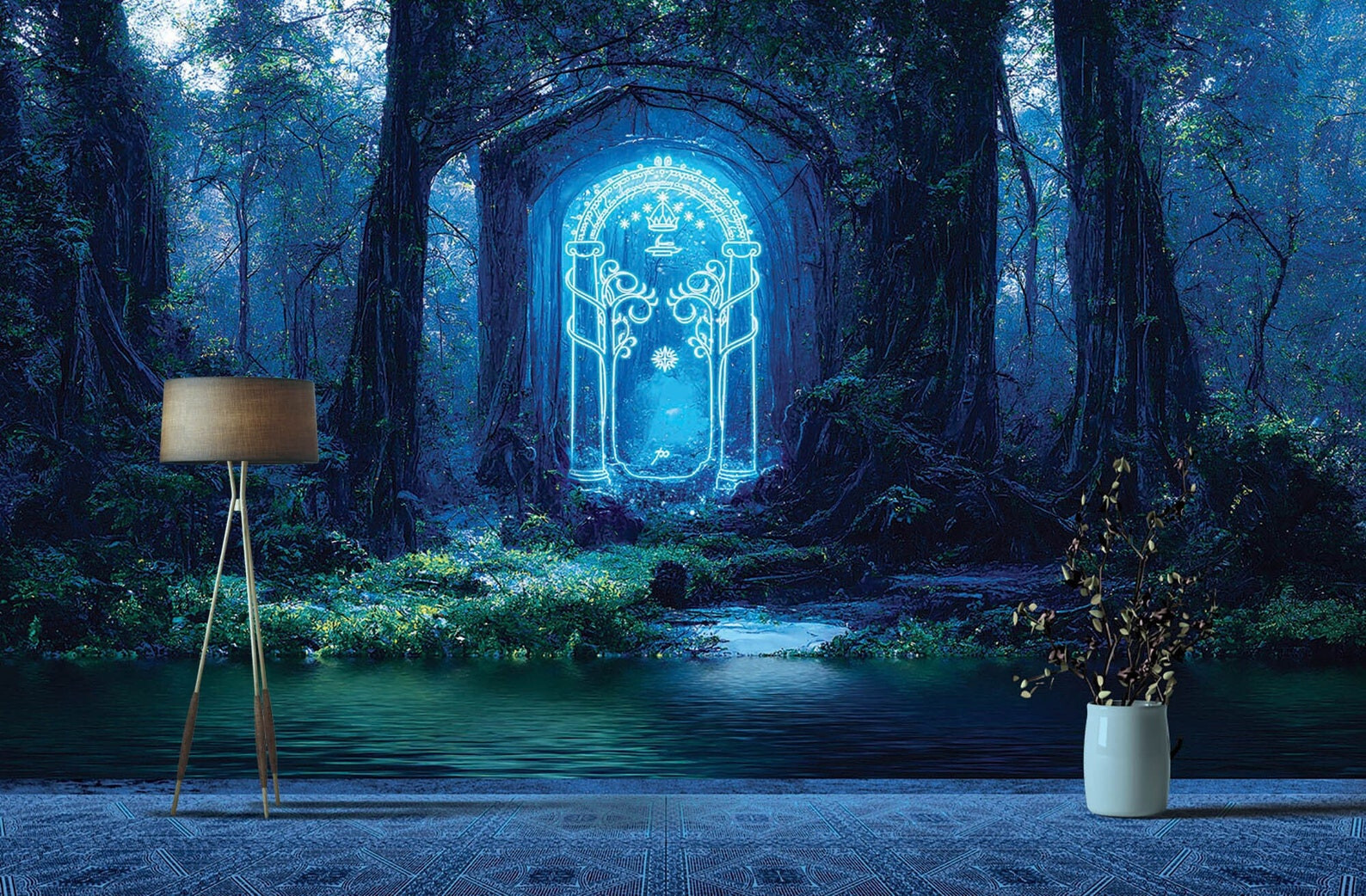 Magic Gothic Gate Wall Mural Decal. Peel And Stick
