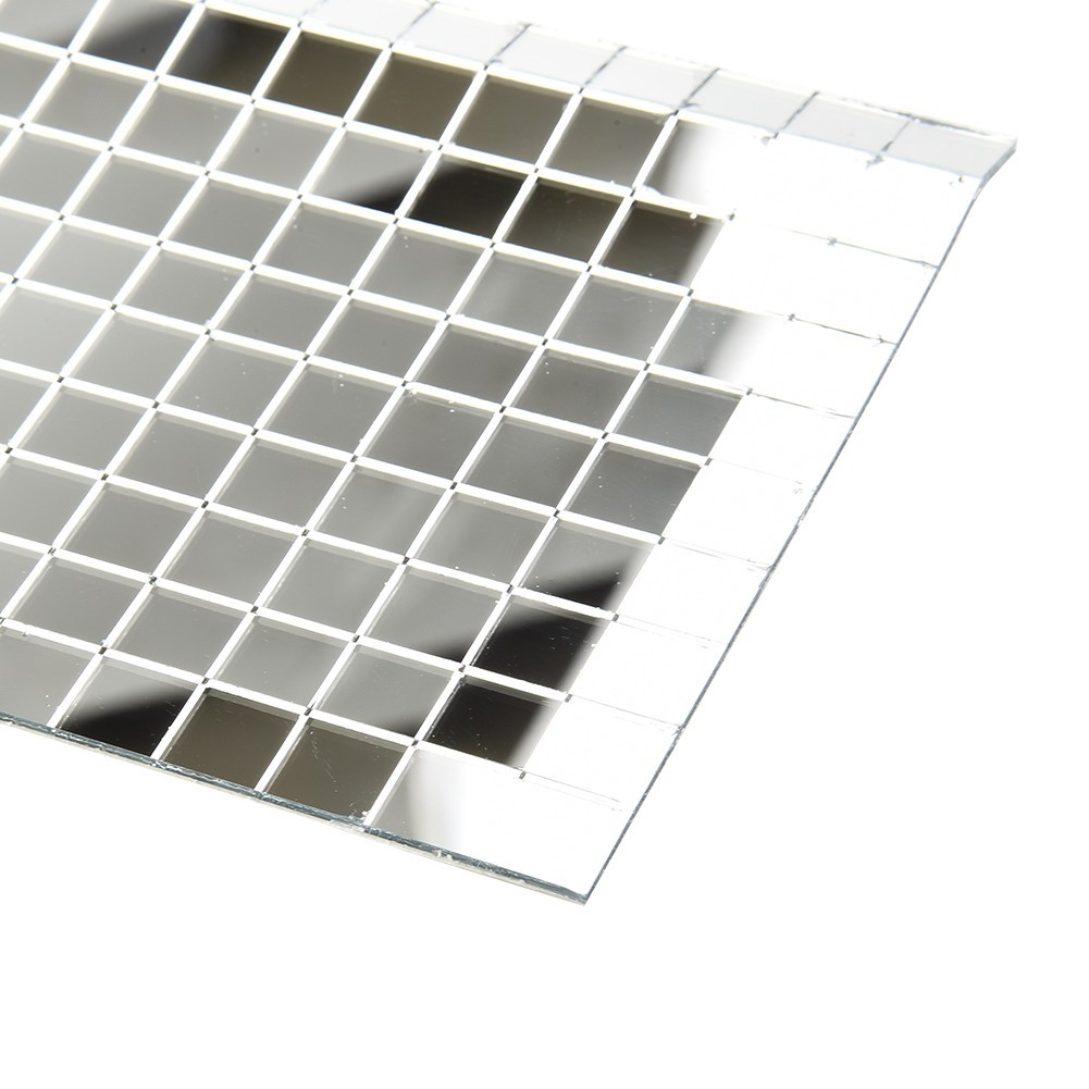 Customizable Glass Mirror Mosaics Size 15x10cm Perfect for Creative Use
