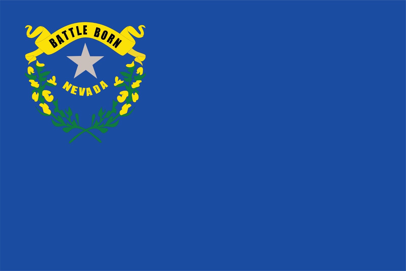 Nevada State Flag Vinyl Decal Sticker Car Truck Bumper Laptop Mug Tumbler