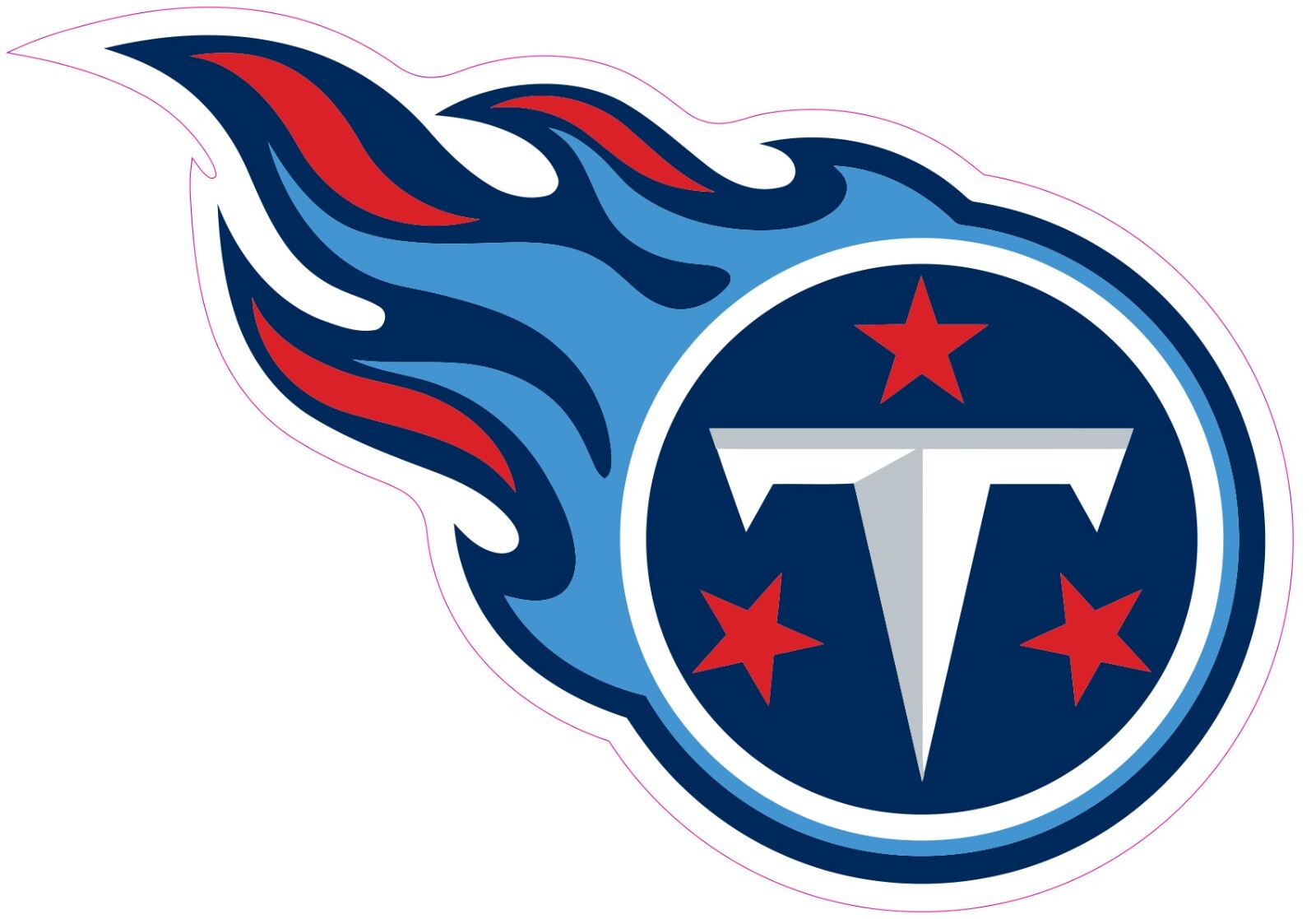 Tennessee Titans Football Vinyl Decal Sticker Car Truck Bumper Tumbler Mug