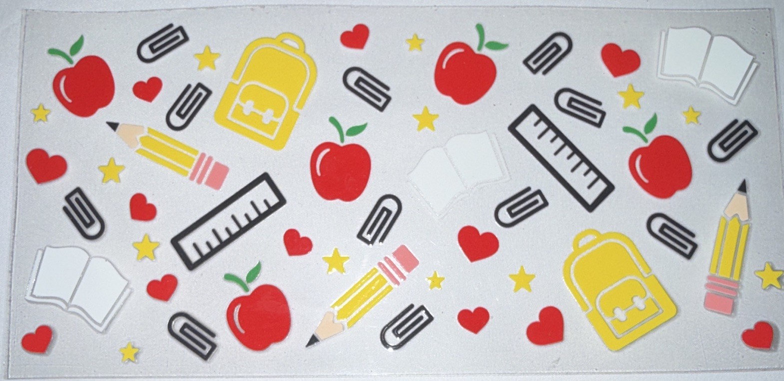 School & Educational Multicolor UV DTF Wrap 16 OZ