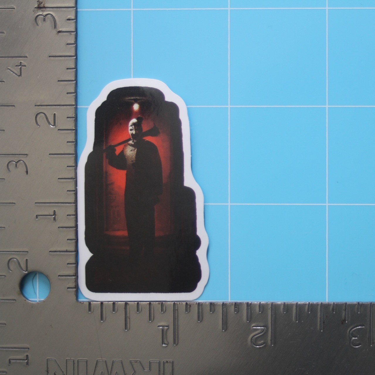 Terrifier Sticker (ART THE CLOWN) Bloody Horror Movie, Gloss PVC Decal
