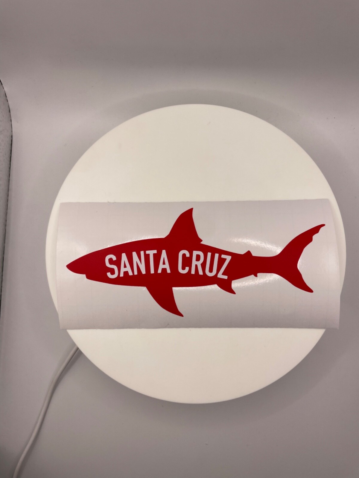 Santa Cruz Shark sticker decal