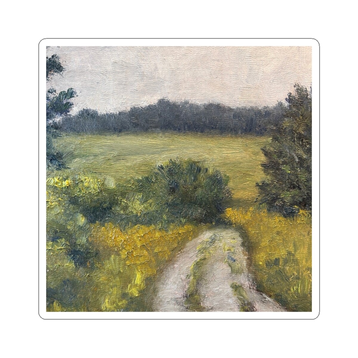 Mini Masterpiece Sticker | Original Oil Painting | DuPage County Art