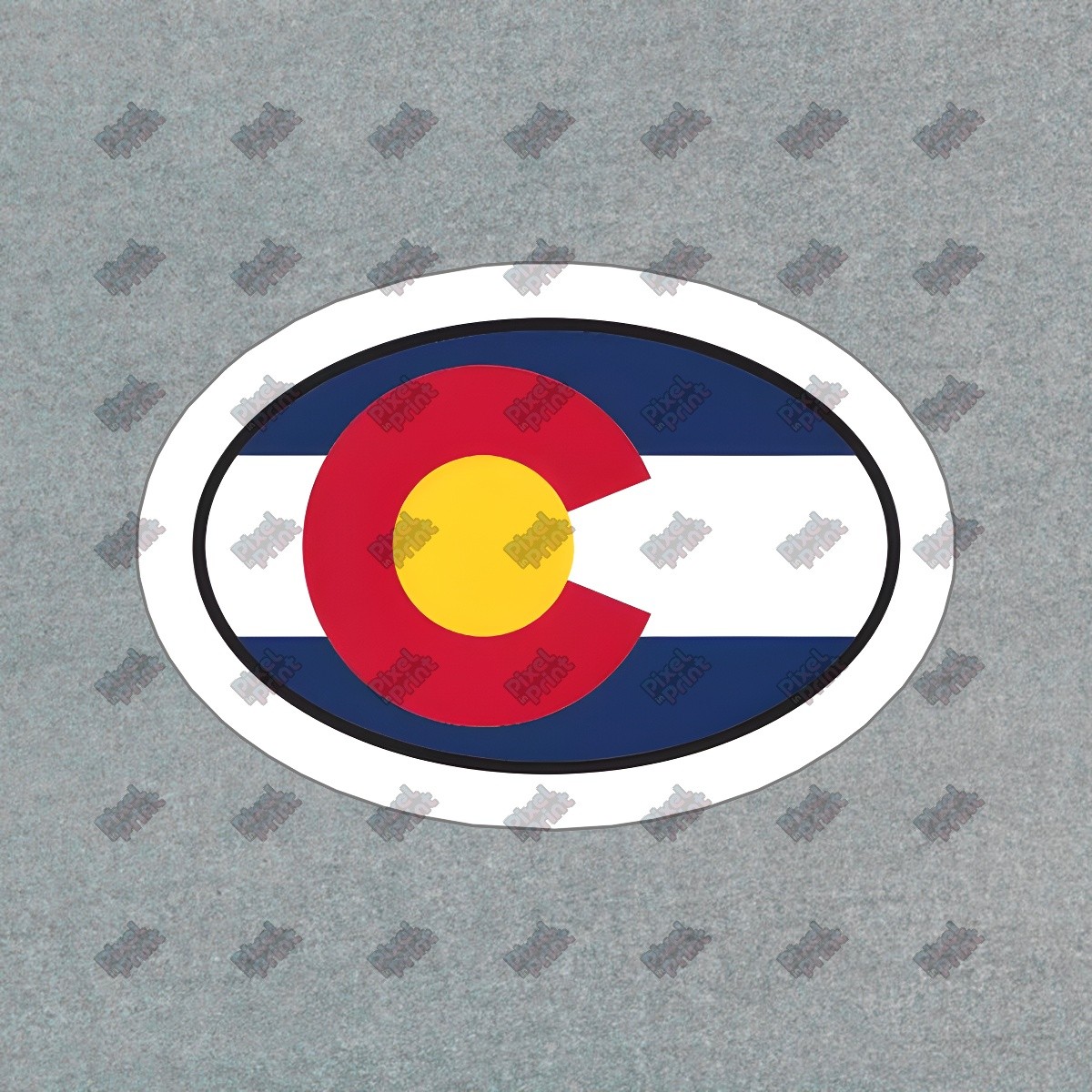 Colorado State Flag Vinyl Sticker Decal Perfect for Water Bottles, #538684