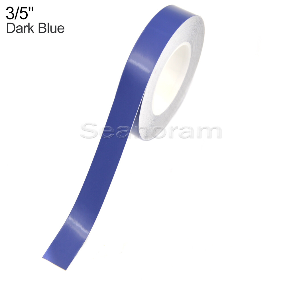 3/5″ 15mm Dark Blue DIY Home Shop Bar Pinstriping Pin Stripe Decal Vinyl Sticker