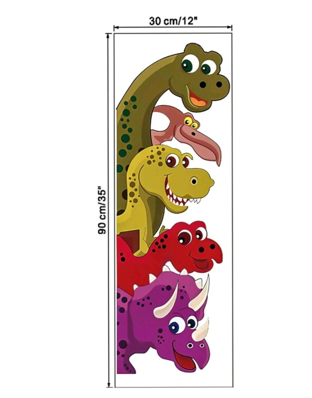 “1pc Cartoon Dinosaur Wall Sticker – Modern PVC Vinyl Decal for Home Decor,…