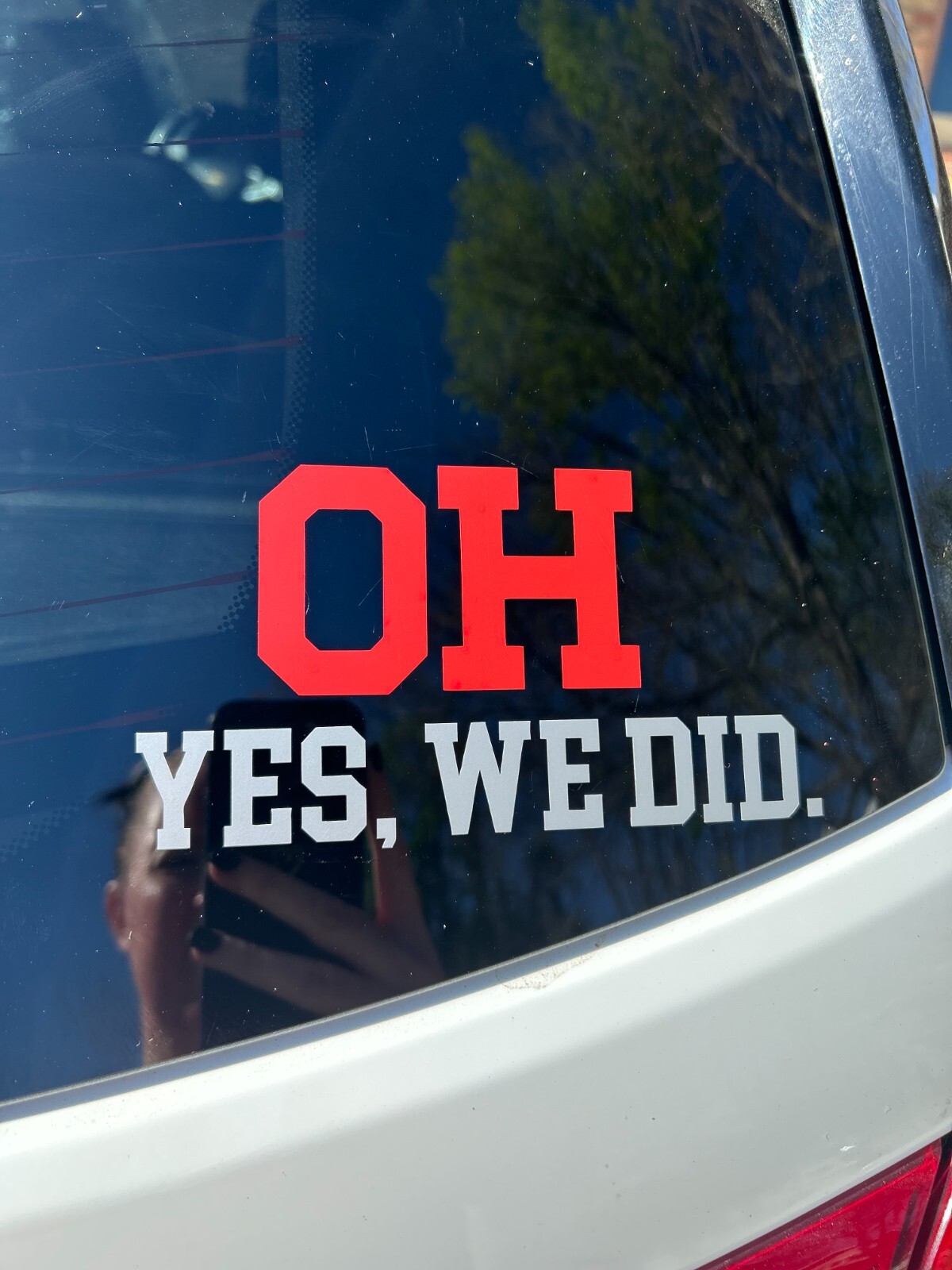 Ohio State University “OH Yes, We Did.” Vinyl 5″ by 4″ Decal Sticker Go Bucks!