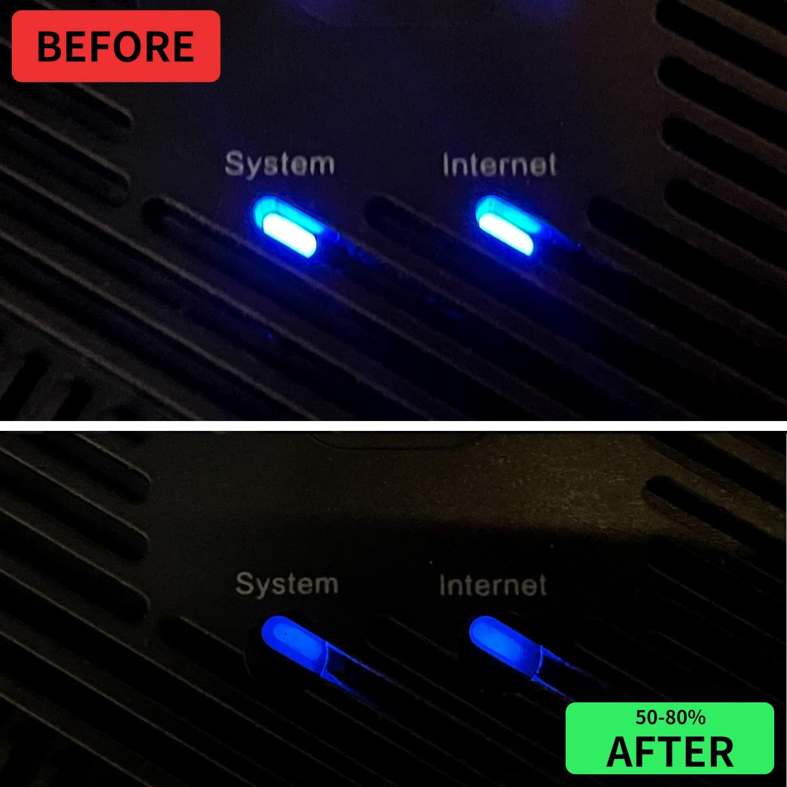 Light Dimming Stickers,2 Sheets Black,50% Dimming of Lights50% Dimming