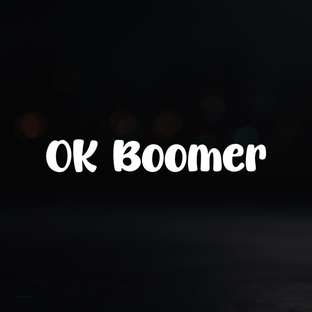 8in Vinyl Decal Sticker – “OK Boomer”