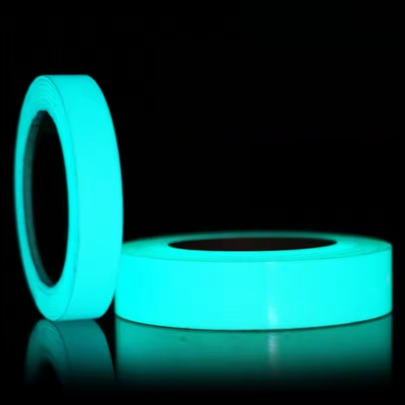 100ft Blue Glowing Tape Rolls Wall Bedroom Decoration Fluorescent Luminous Neon