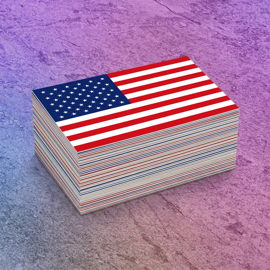 American Flag Vinyl Sticker – Dishwasher, Car Safe