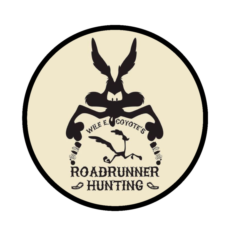 Wile E (RR Hunting) – 4″ Handmade Vinyl Decal Vehicle Laptop Cooler Tumbler 26