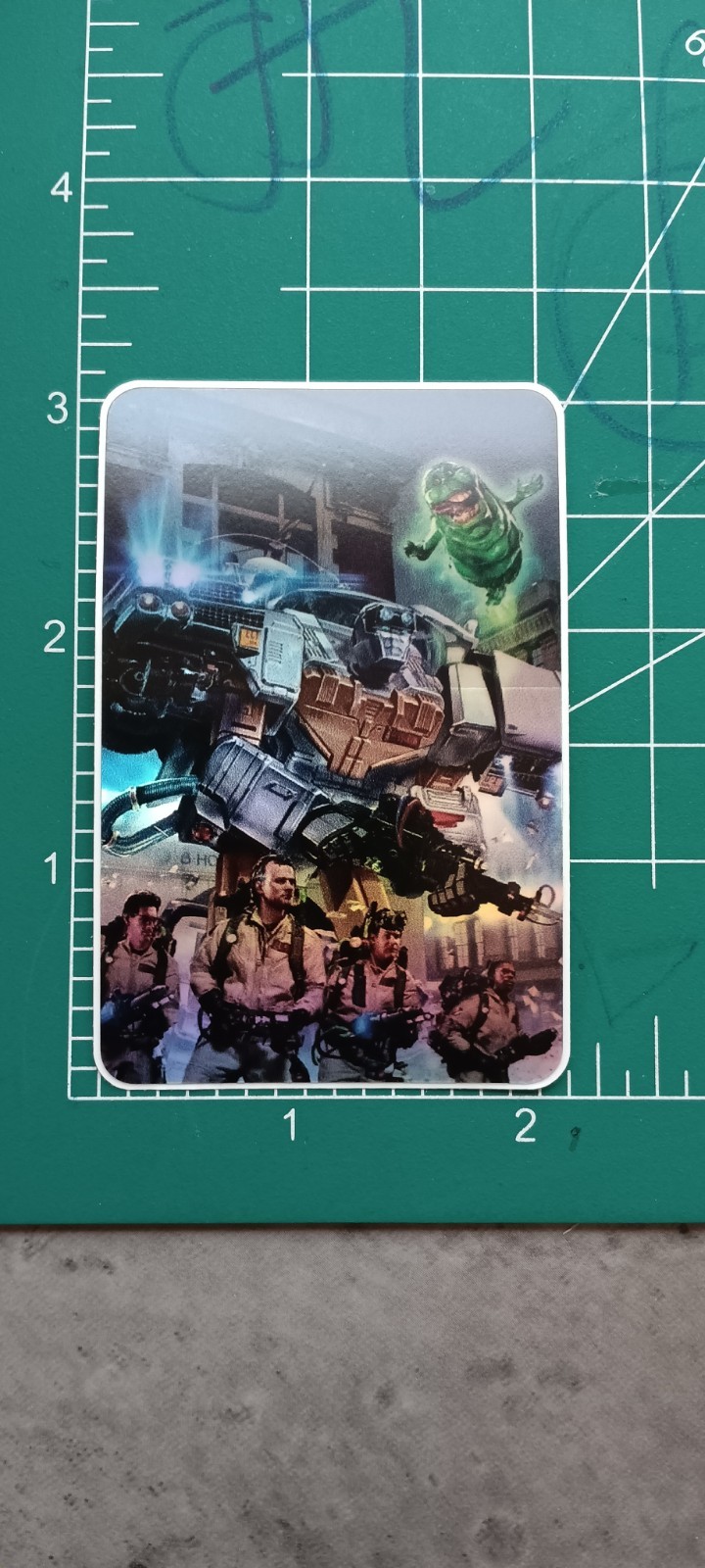 TRANSFORMERS X GHOSTBUSTERS CROSSOVER X HOLOGRAPHIC VYNIL STICKER