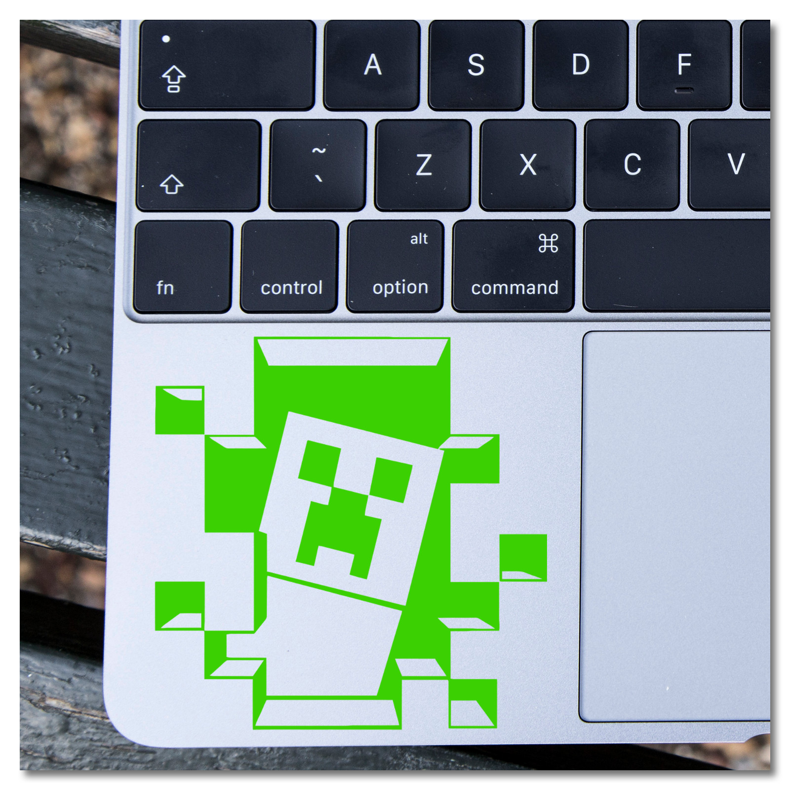 6″ Video Game Minecraft Creeper Breaking Through Wall Vinyl Decal Sticker