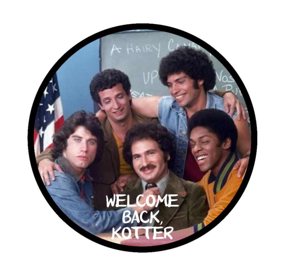 Welcome Back Kotter – 4″ Vinyl Decal Handcrafted Laptop Decor Vehicle Cooler 25