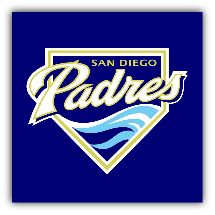 San Diego Padres MLB Baseball Sport Logo Car Bumper Sticker Decal “SIZES”