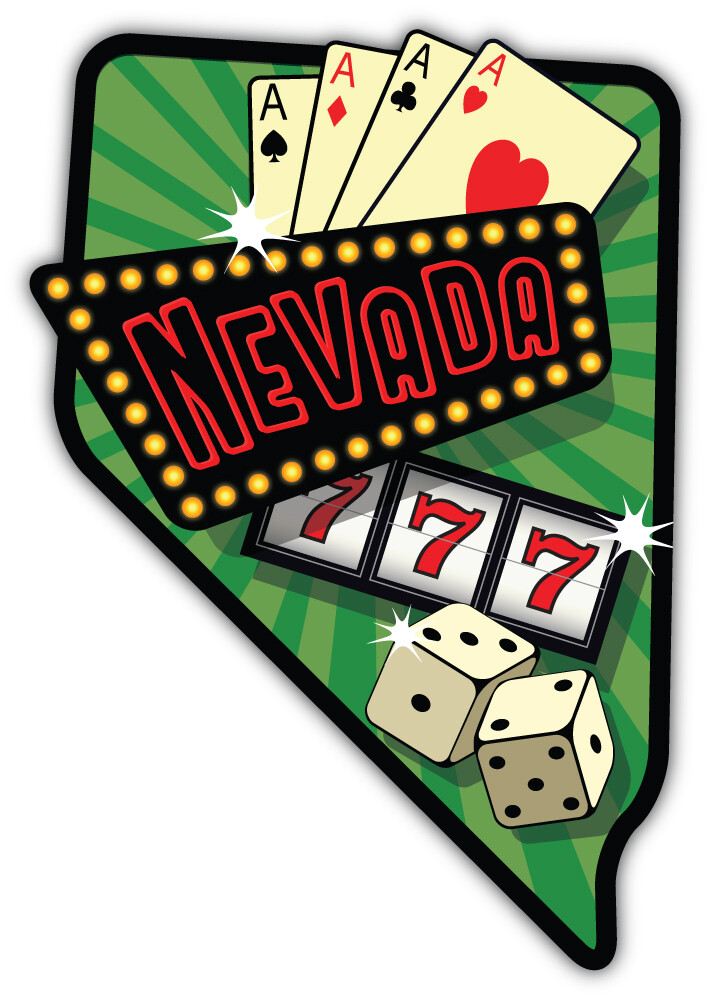 Nevada USA State Retro Badge Car Bumper Sticker Decal ”SIZES”