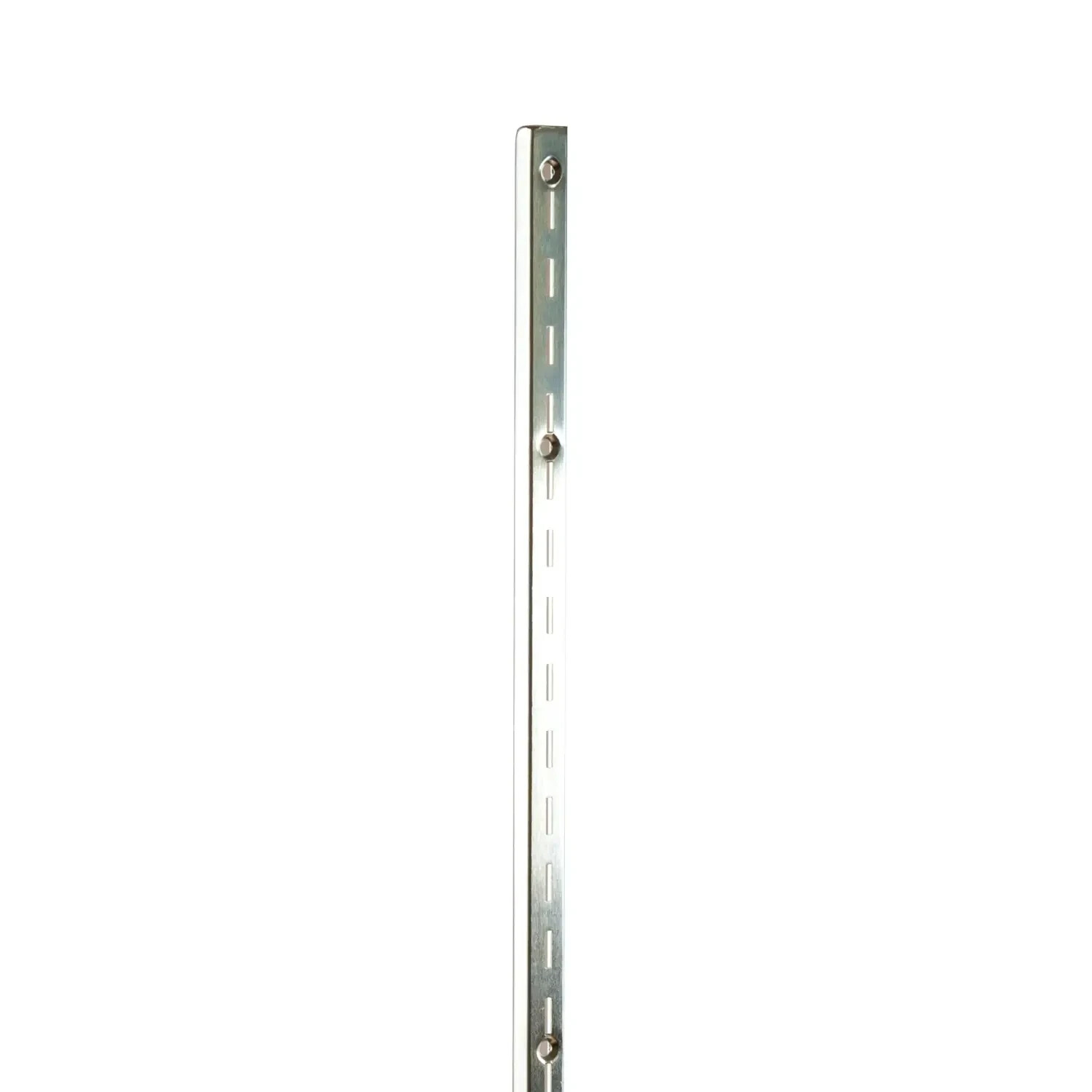 72″ Heavy 1/2″ Slots 1″ Center Slotted Standards Satin Zinc SS12/72 (Pack Of 10)