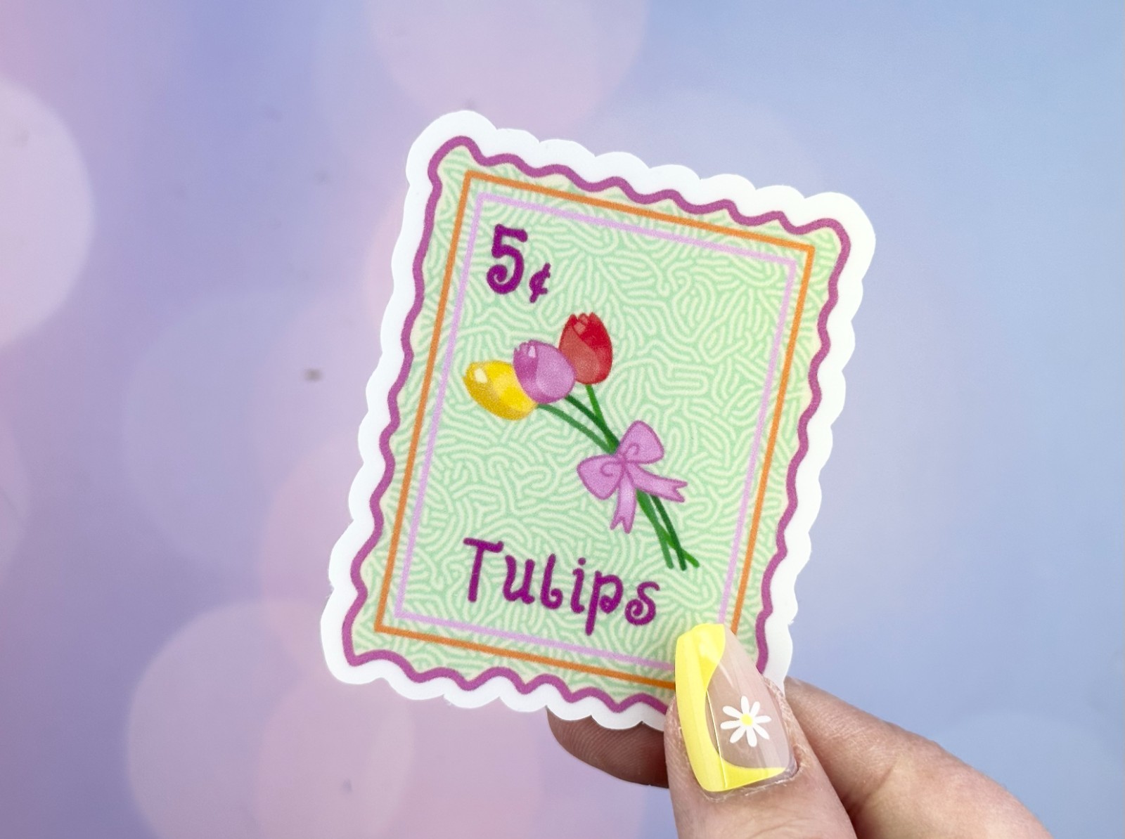 Tulip Sticker For Water Bottle Journal Scrapbook