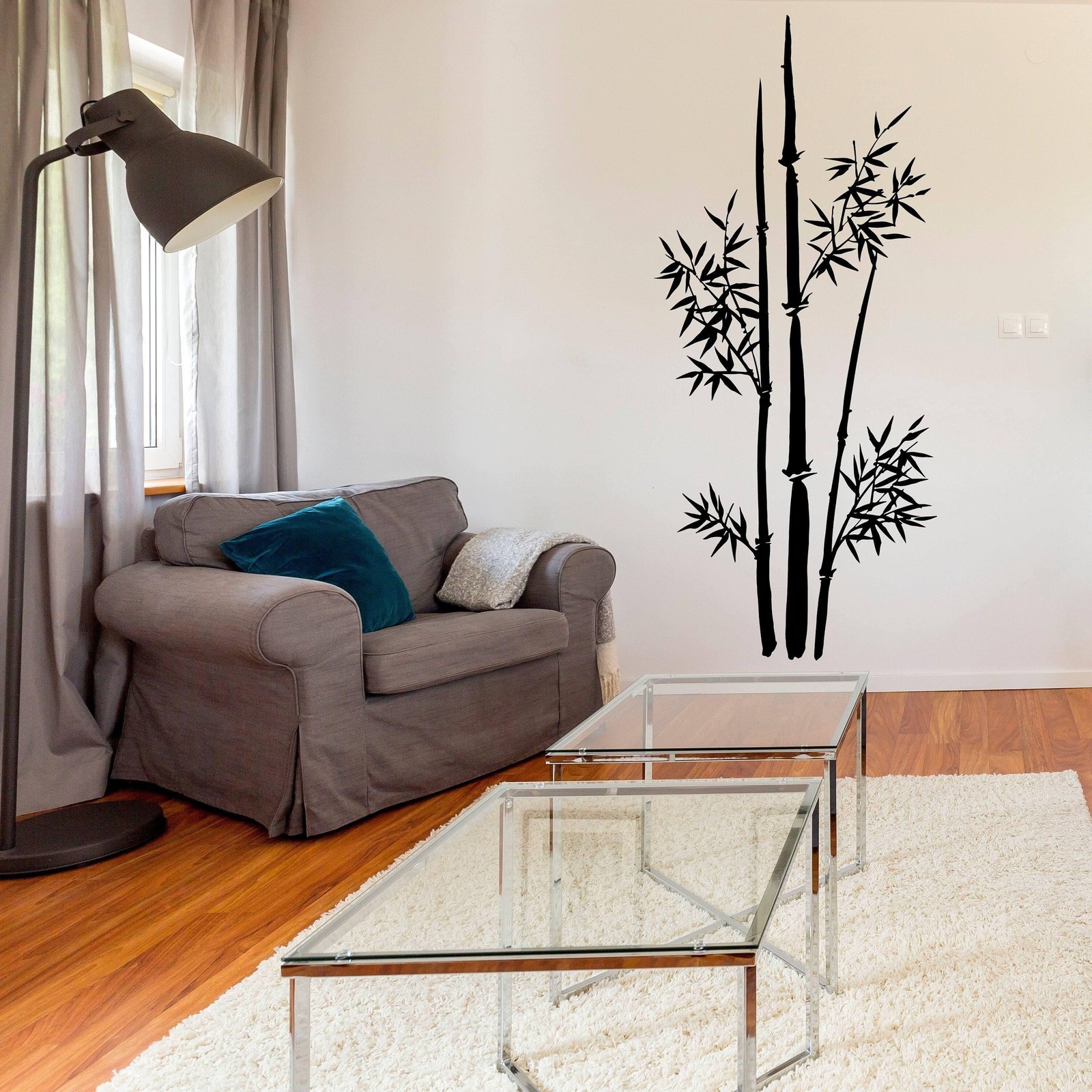 Bamboo Wall Art, Vinyl Nature’s Serenity Decal, Wall Decor Sticker