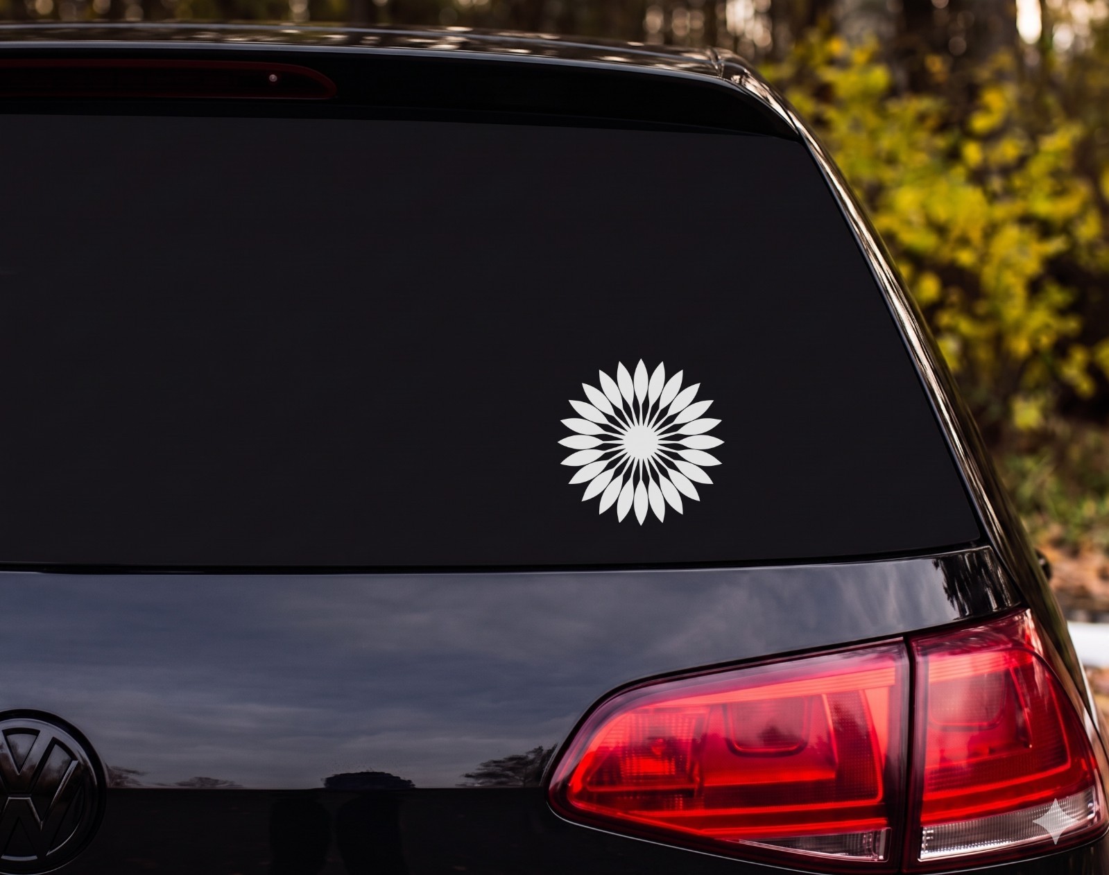 Mandala Flower Sunburst Vinyl Decal Sticker Car Wall Custom | Boho Lover Gift