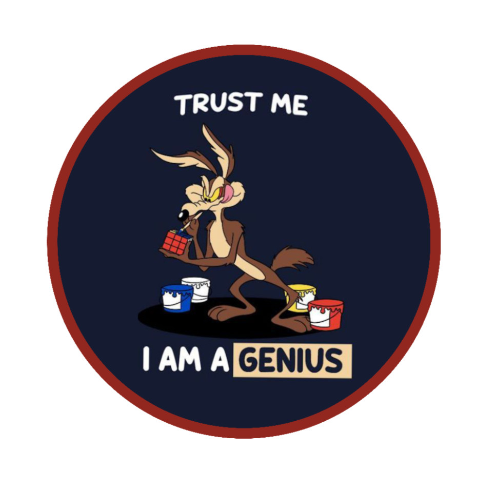 Wile E (Trust Me) – 4″ Handmade Vinyl Decal Vehicle Laptop Cooler Tumbler 26