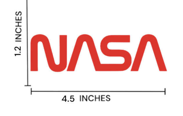 NASA Astronaut Sublimations Iron Stickers T-shirt Hoodies Jackets Hats (3 Pack)