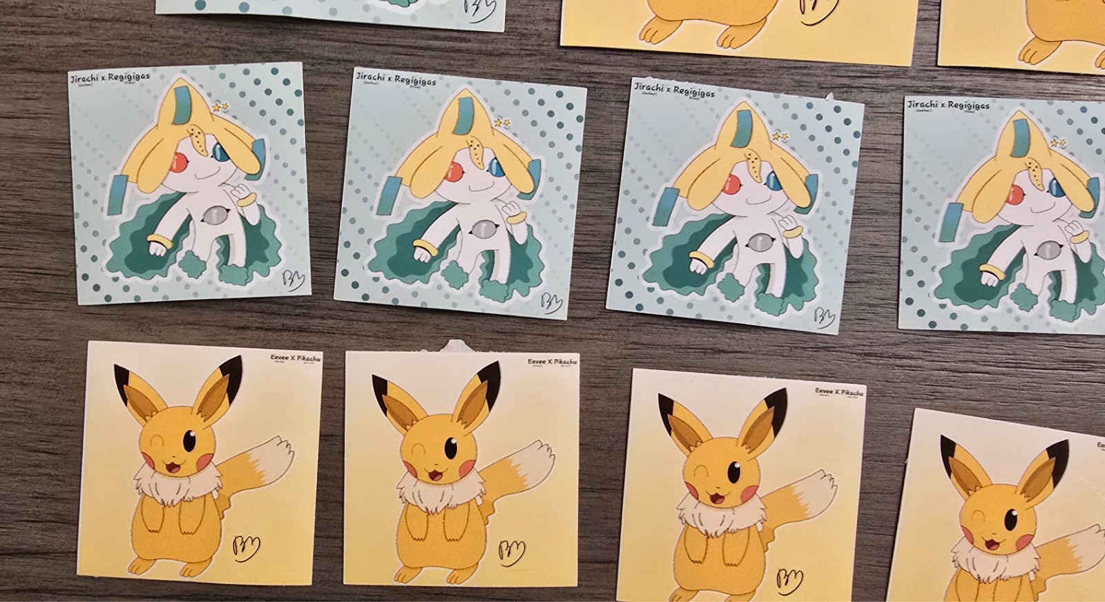 Custom Made Pokémon Fusion Stickers (SELECT WHAT YOU’D LIKE)