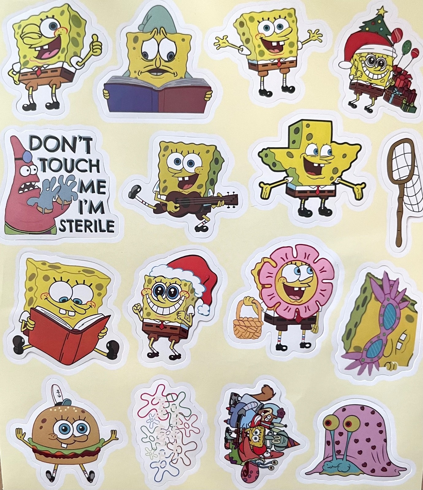 spongebob squarepants sticker / patrick star sticker / cute cartoon stickers