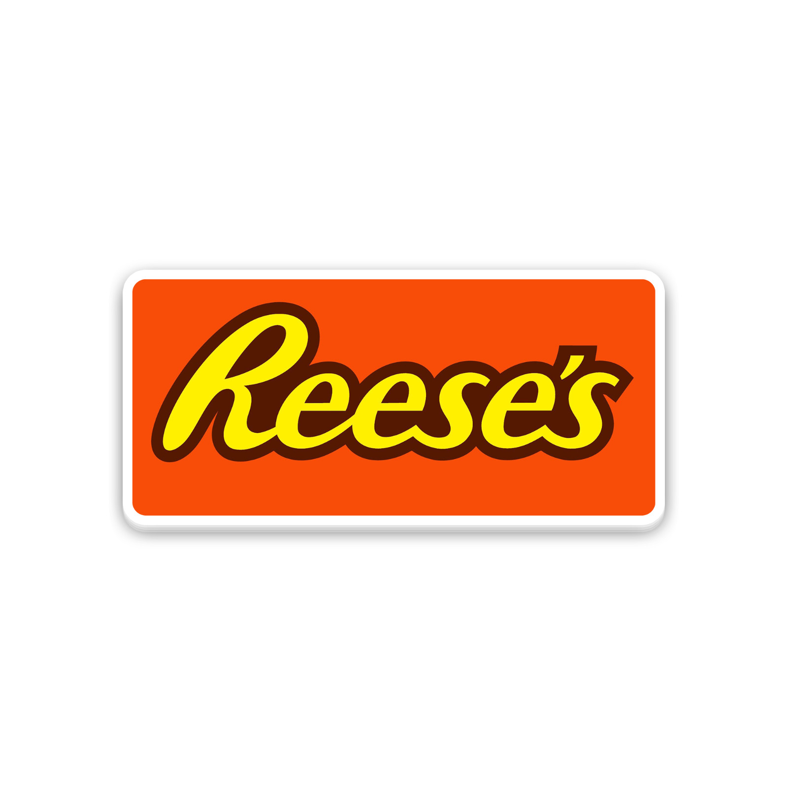 Reese’s Peanut Butter Cup Sticker 4 Inch Vinyl Decal