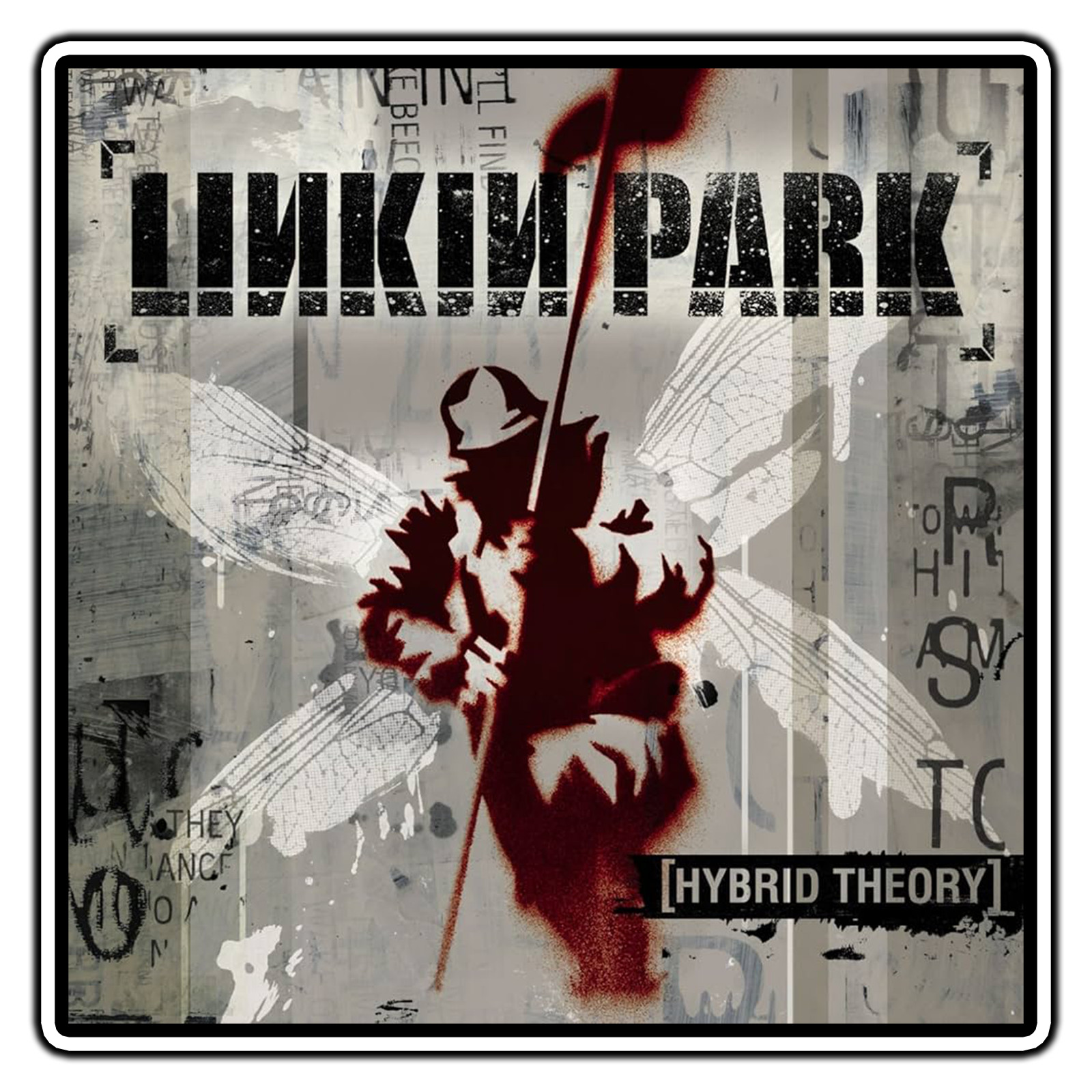 #3166 Linkin Park Hybrid Theory Album Cover Sticker Waterproof Vinyl Decal