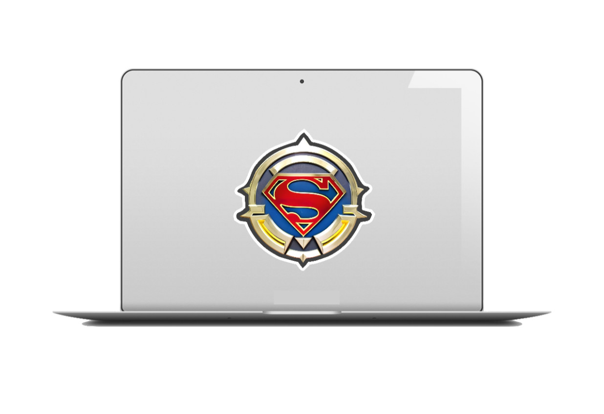 Superman (Shield Logo) 4″ Vinyl Decal Handmade Vehicle Cooler Laptop Decor 26