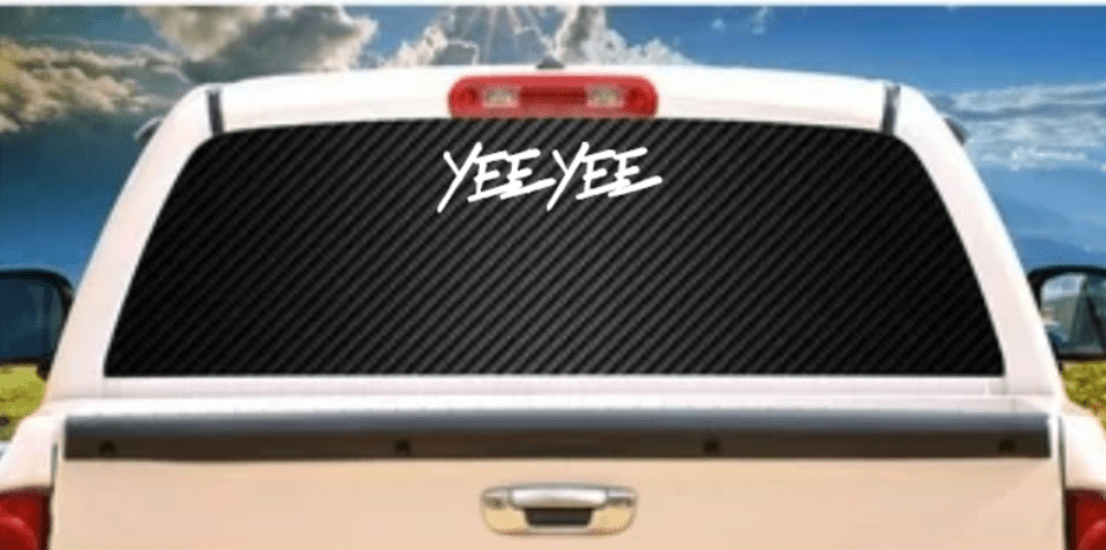 Yee Yee Decal Sticker – Multiple Sizes & Colors – Outdoors Hunting Mudding Fish