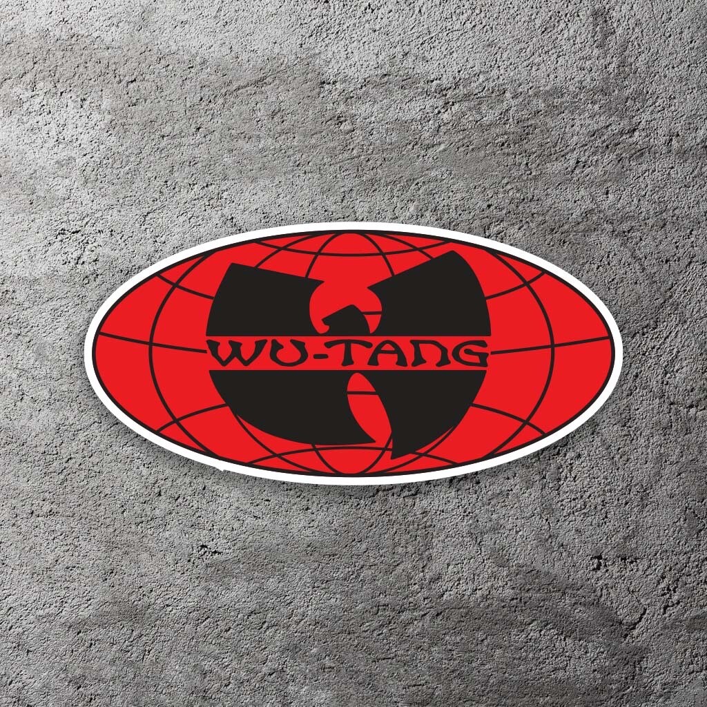 Wu-Tang Forever Red Vinyl Sticker 5″ Wide – Includes Two Stickers
