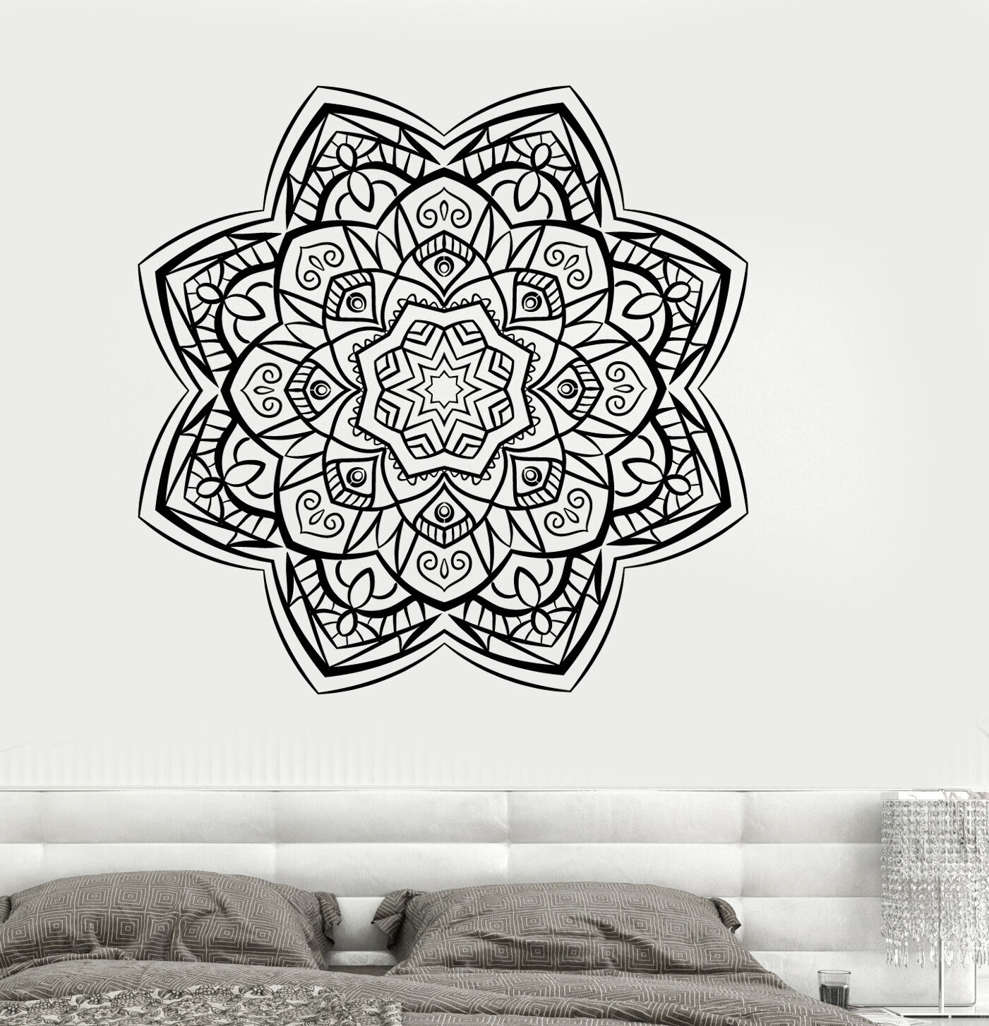 Vinyl Decal Wall Sticker Mandala Enso Circle Meditation Yoga Studio Art (z2908)