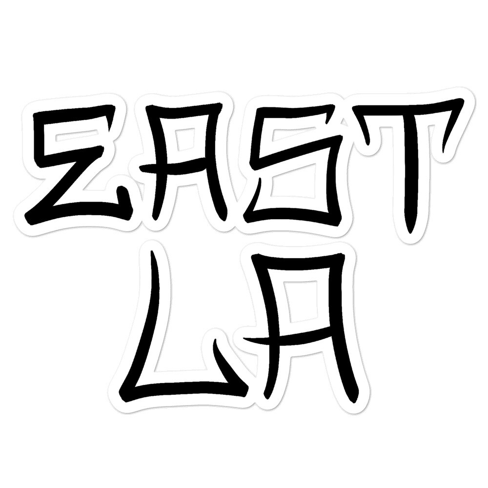 East La Sticker Boyle Heights Los Angeles California Graffiti Street 323 213