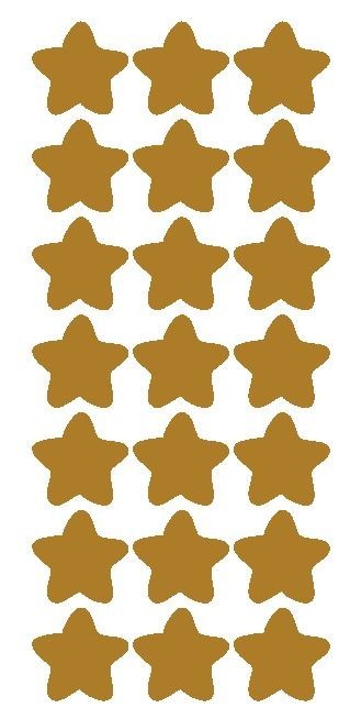 1-1/4″ Gold Star Stickers Wedding Envelope Seals School Arts & Crafts