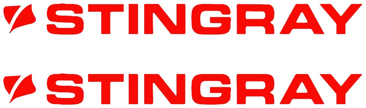 STINGRAY BOAT STICKER DECAL FISHING *ANY SIZE OR COLOR BUY 1 GET 1 FREE