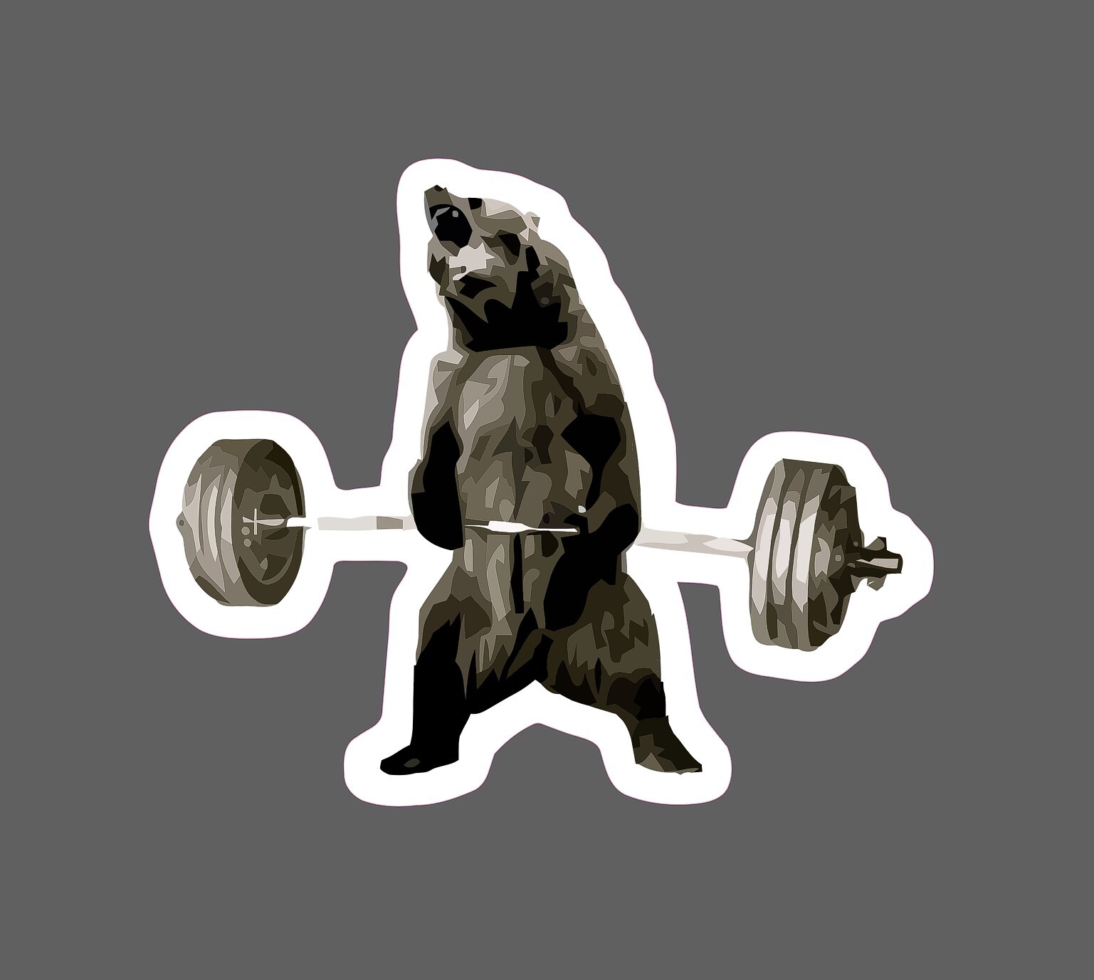 Grizzly Deadlift Sticker Gains Waterproof – Buy Any 4 For $1.75 Each Storewide!