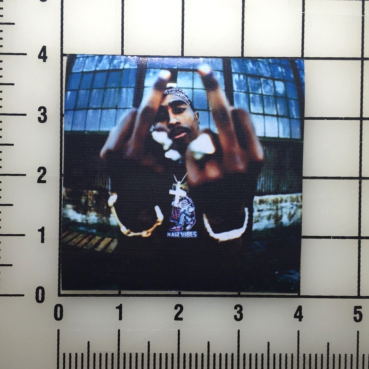 Tupac 2pac Finger 4″ Wide VInyl Decal Sticker – BOGO