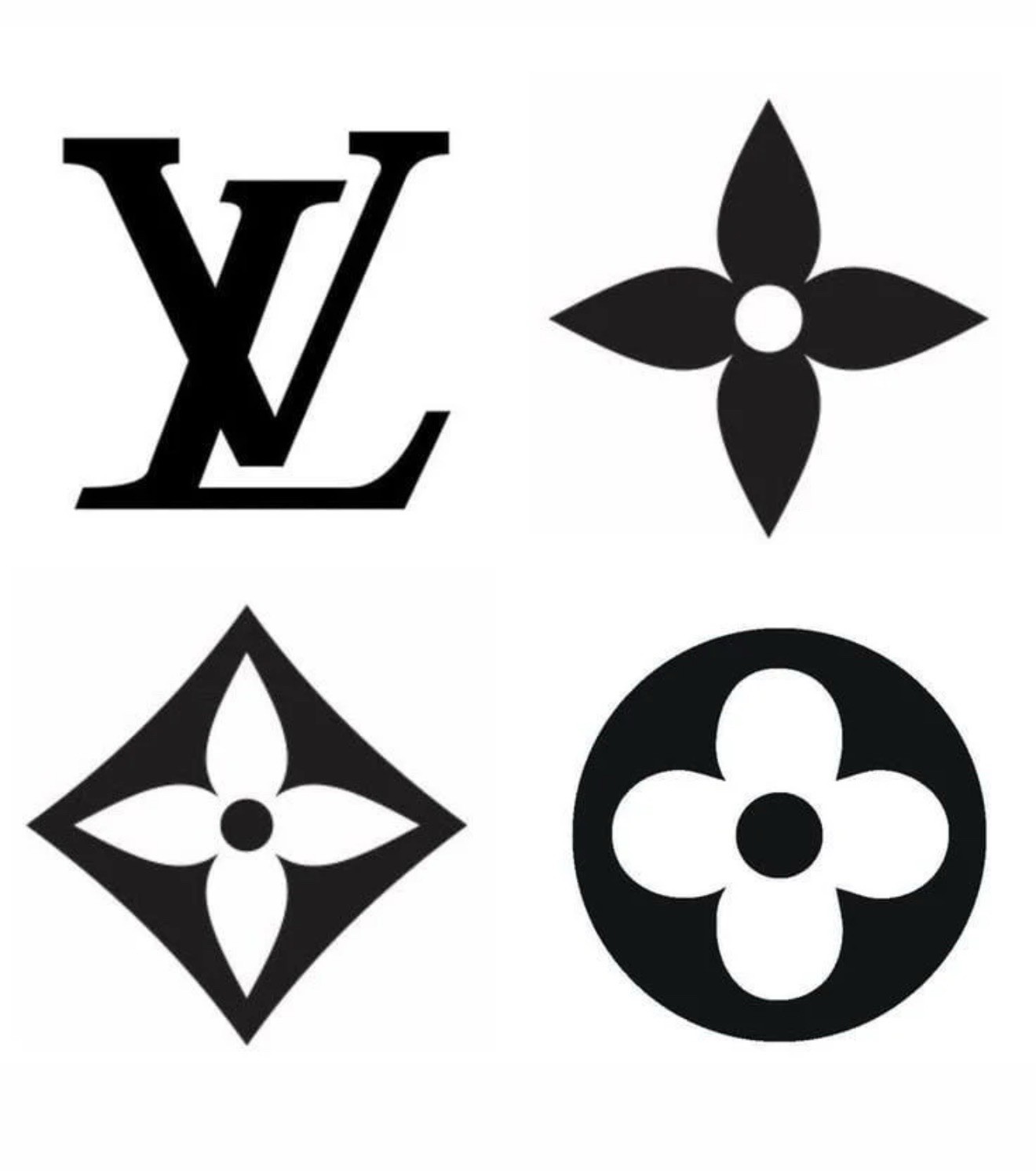 Louis Vuitton Vinyl Window Decal 8″x8″