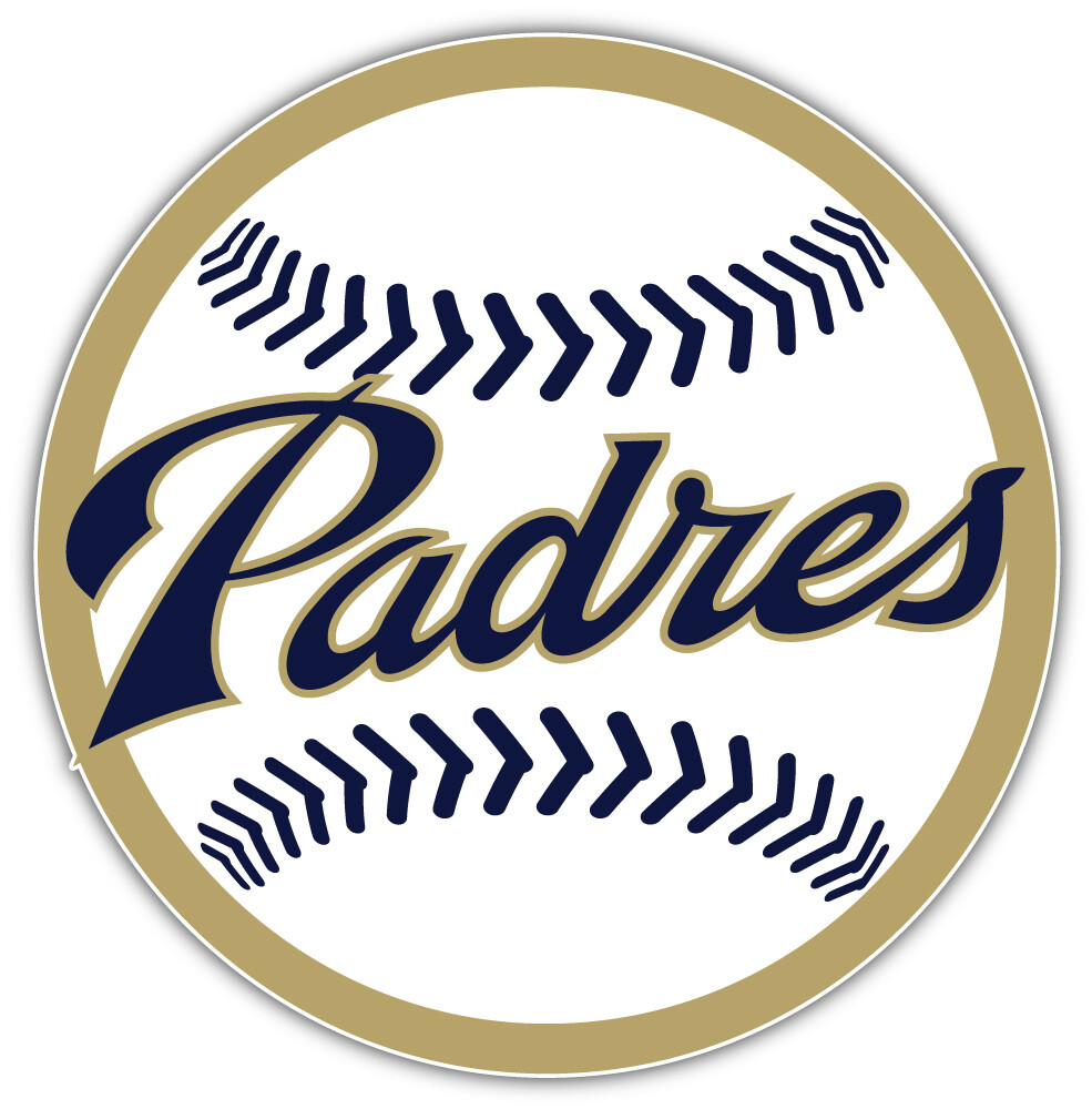 San Diego Padres MLB Baseball Sport Logo Car Bumper Sticker Decal “SIZES”