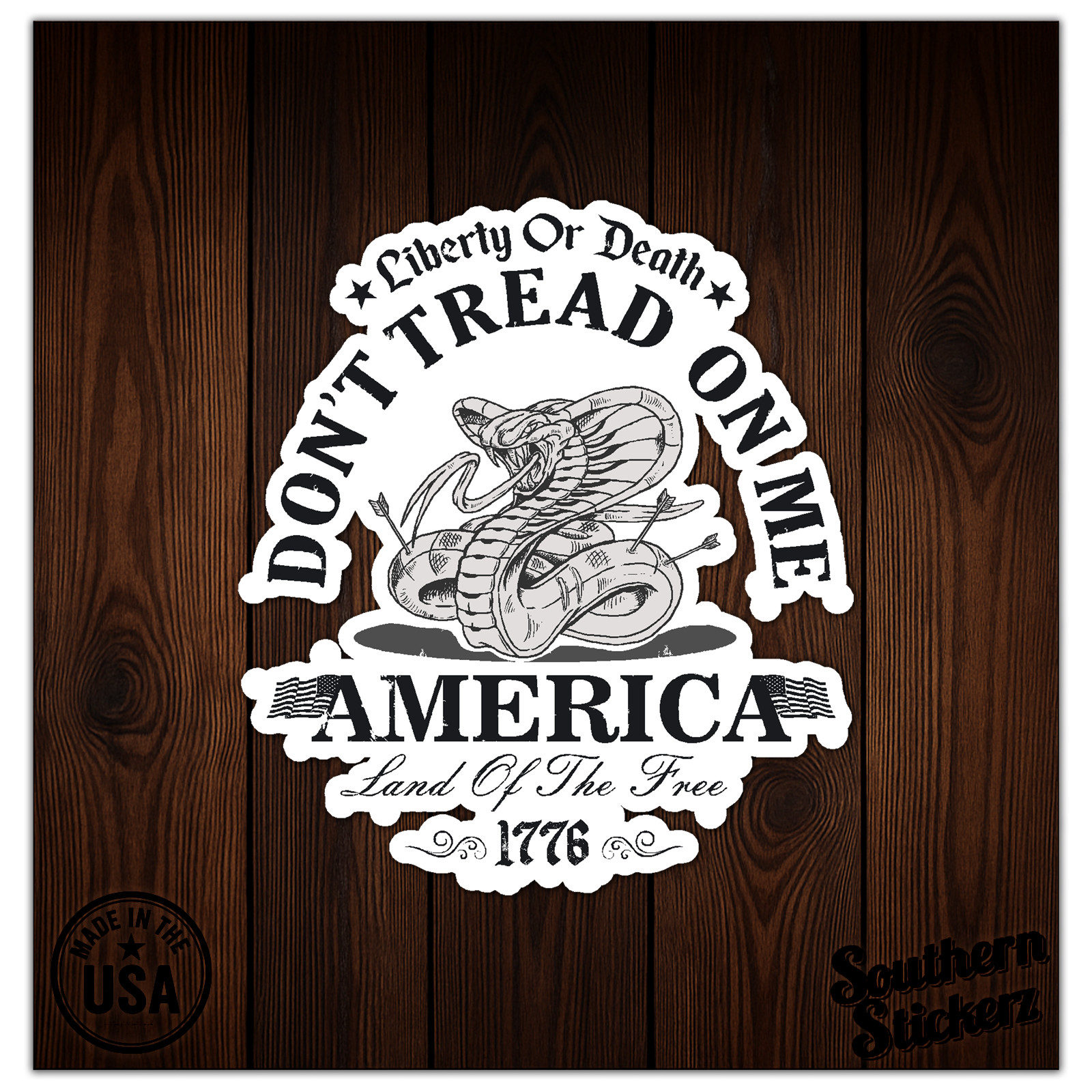 Don’t Tread On Me – Vinyl Decal Sticker – Car Window Laptop – ebn8919
