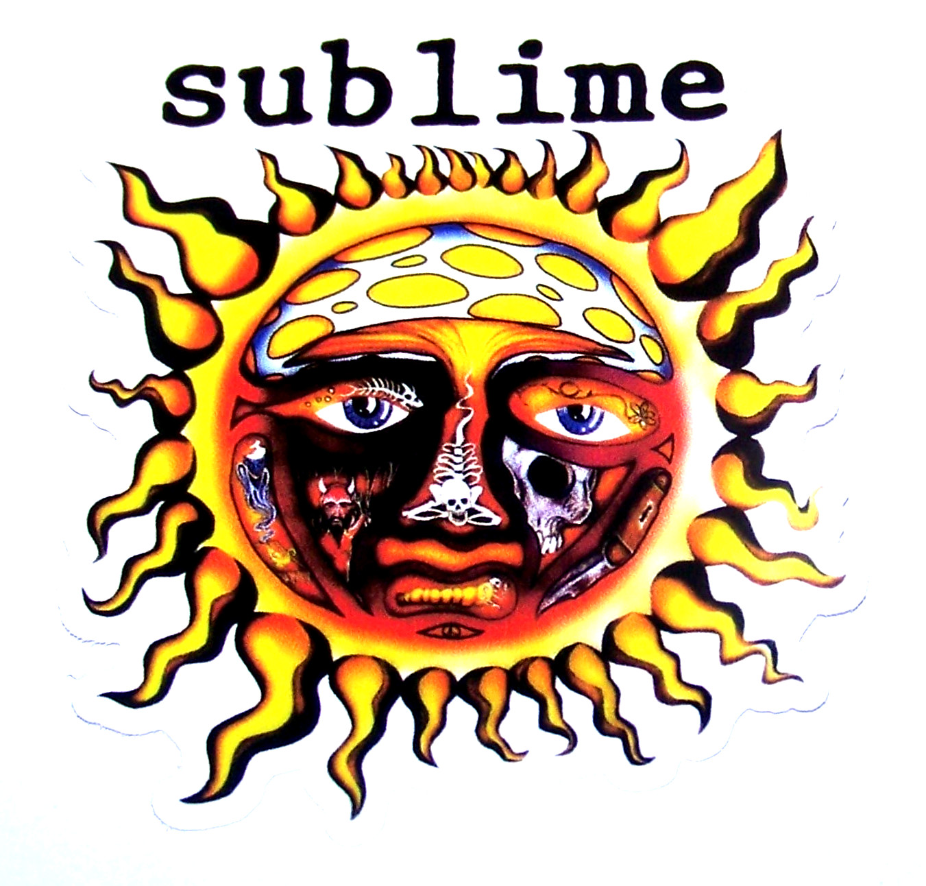 SUBLIME – Sun Logo Die Cut LARGE Sticker Decal Reggae Ska Rock Sublime