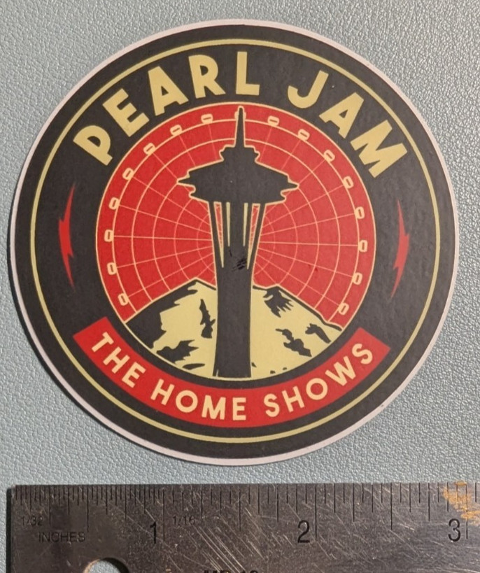Pearl Jam Decal Sticker Slap 3″ Seattle 2018 Home Shows