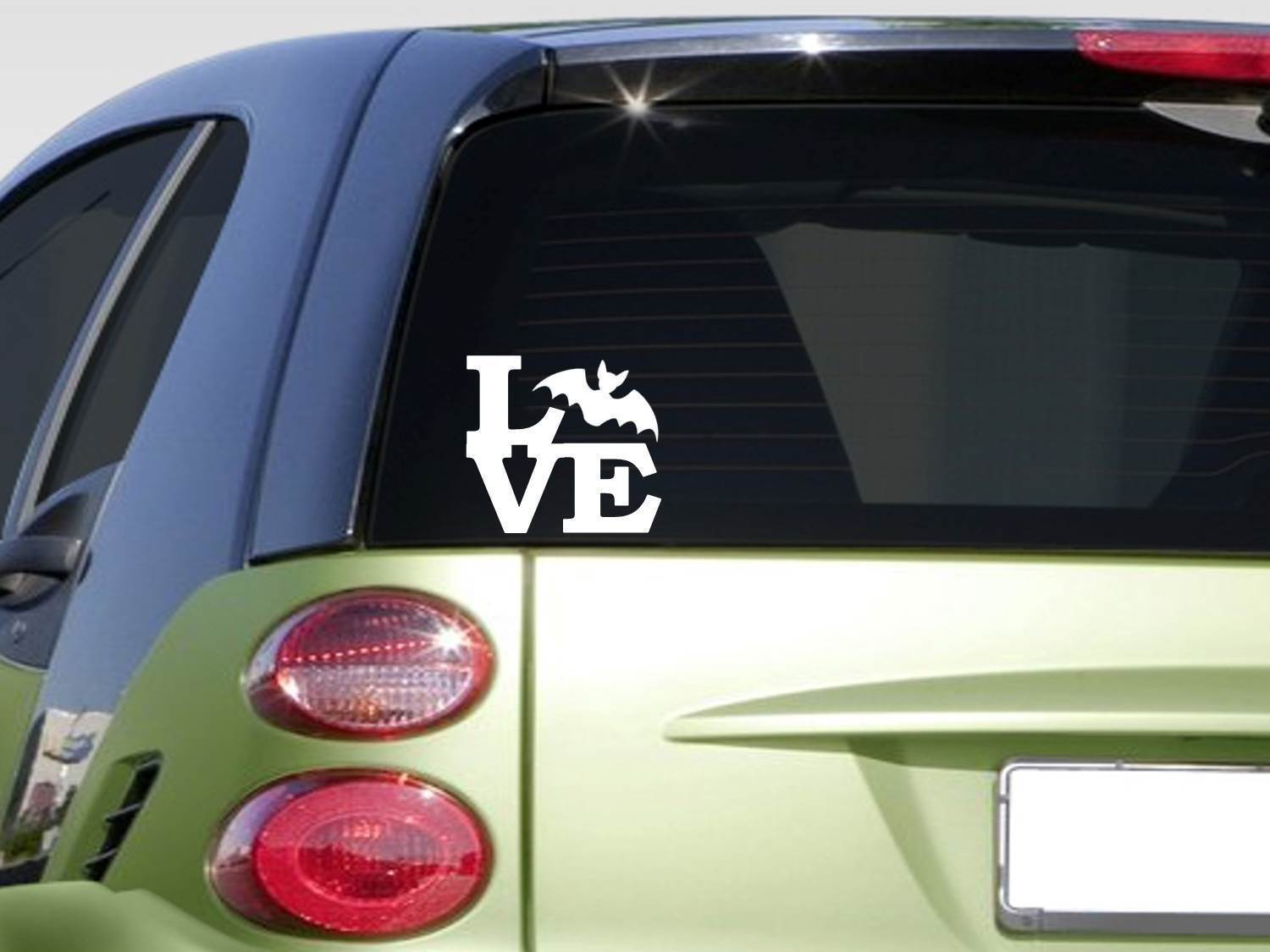 Bat love Sticker *G584* 6″ Vinyl cave bats vampire book