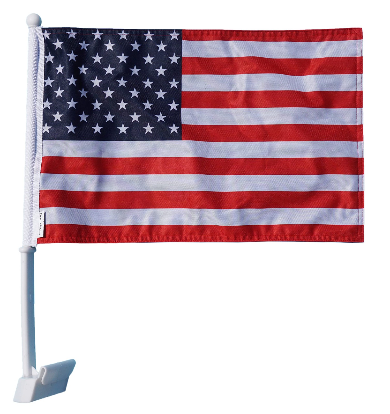 2 PCS Premium Double Sided Three Layer Heavy Duty Car Flag 12×18 Inch Mount
